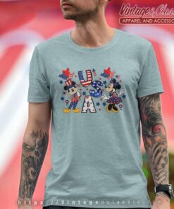 Mickey Minnie Party in the USA 4th of July Shirt 4 Mickey Minnie Party In The Usa 4th Of July T Shirt
