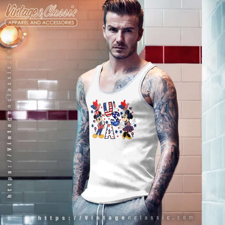 Mickey Minnie Party In The Usa 4th Of July Tank Top Racerback Mickey Minnie Party In The Usa 4th Of July Tank Top Racerback