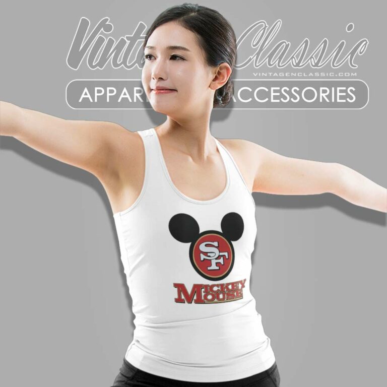 Mickey Mouse 49ers Shirt Gift For Fans Tank Top Racerback Mickey Mouse 49ers Shirt Gift For Fans Tank Top Racerback
