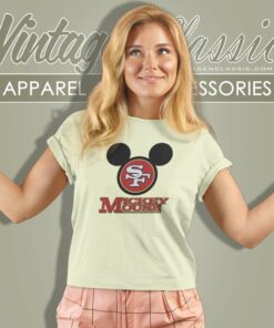 Mickey Mouse 49ers Shirt Gift For Fans Women TShirt