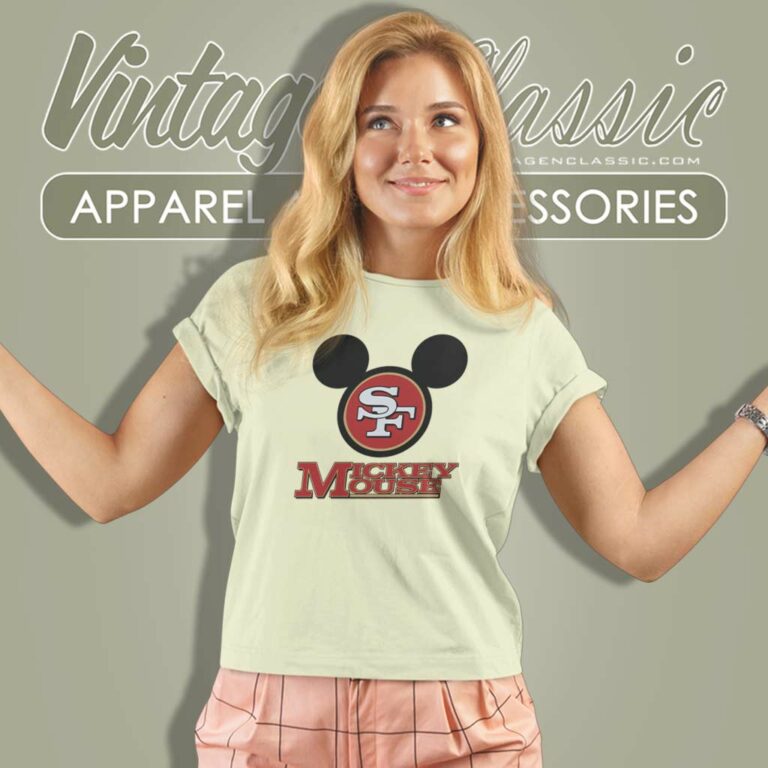 Mickey Mouse 49ers Shirt Gift For Fans Women TShirt Mickey Mouse 49ers Shirt Gift For Fans Women TShirt