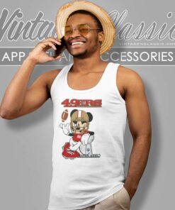 Mickey Mouse 49ers Super Bowl Tank Top Racerback