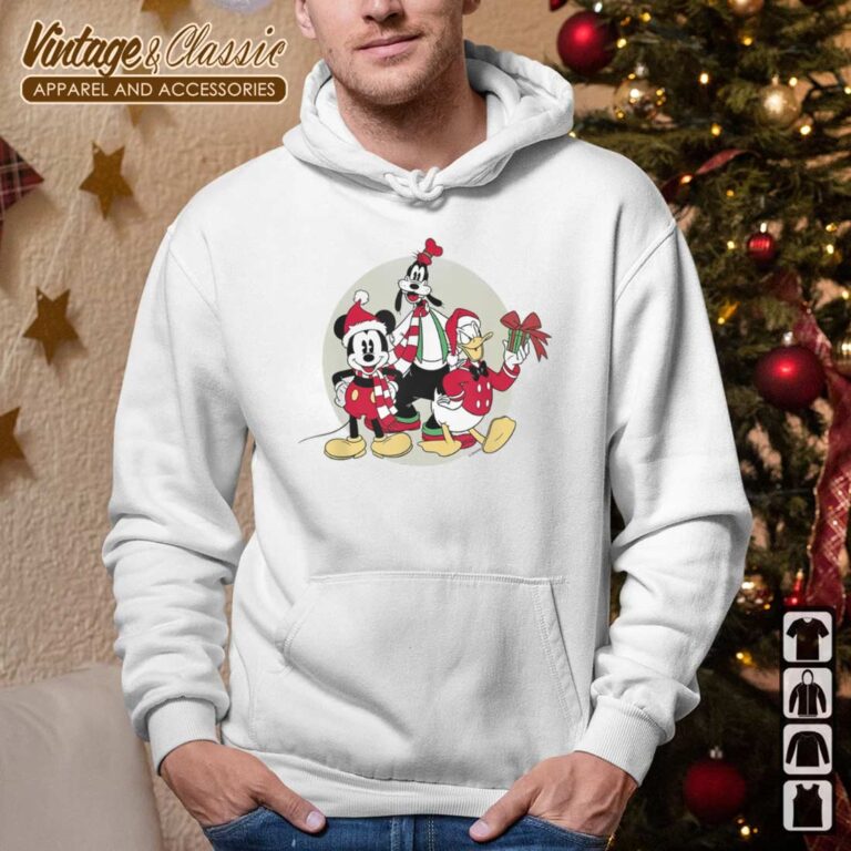 Mickey Mouse And Donald Duck Disney Christmas Hoodie Mickey Mouse And Donald Duck Disney Christmas Hoodie