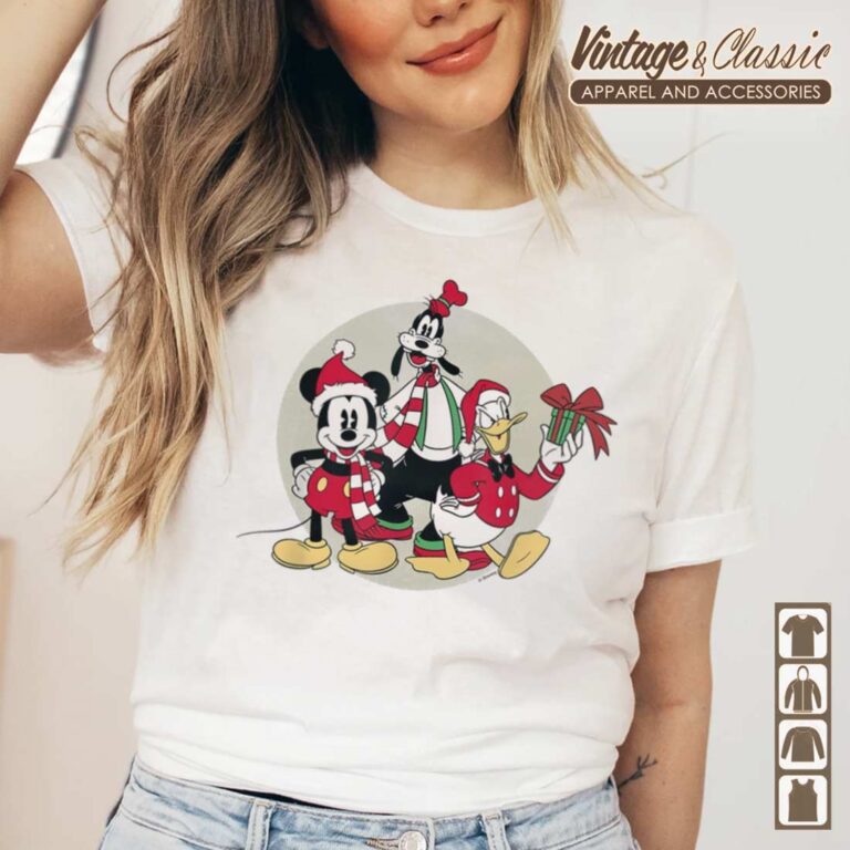 Mickey Mouse And Donald Duck Disney Christmas T shirt Mickey Mouse And Donald Duck Disney Christmas T shirt