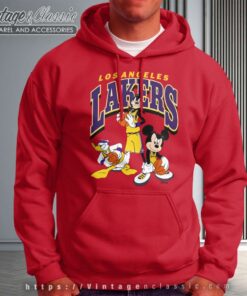 Mickey Mouse And Friends Los Angeles Lakers Hoodie