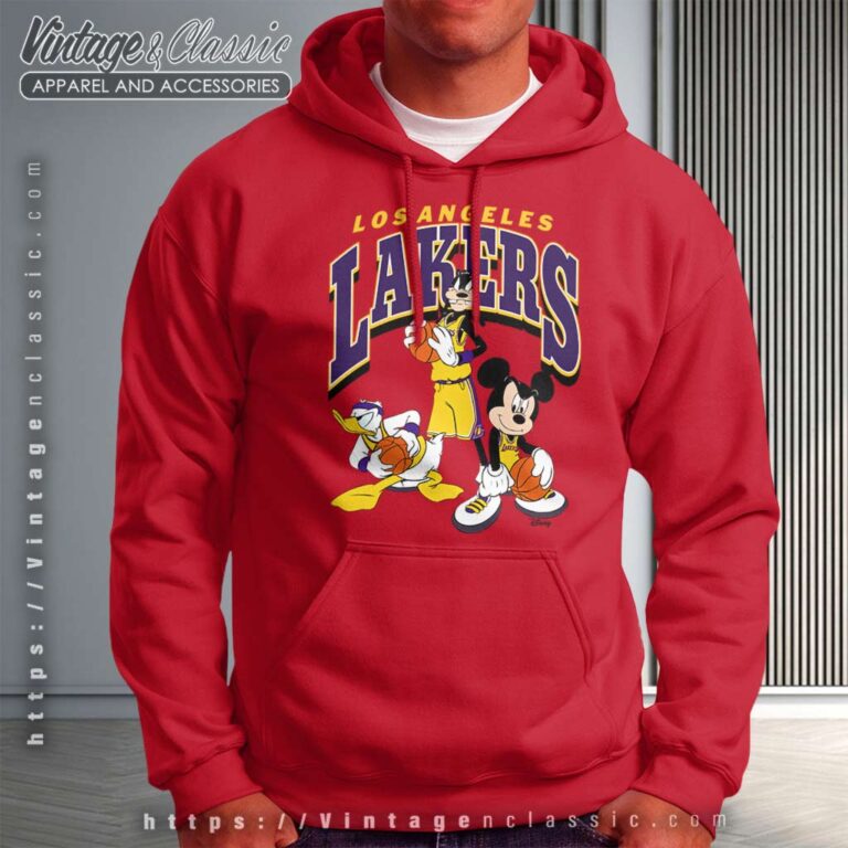 Mickey Mouse And Friends Los Angeles Lakers Hoodie Mickey Mouse And Friends Los Angeles Lakers Hoodie