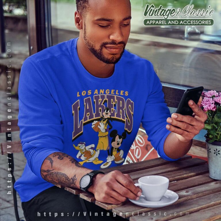 Mickey Mouse And Friends Los Angeles Lakers Sweatshirt Mickey Mouse And Friends Los Angeles Lakers Sweatshirt