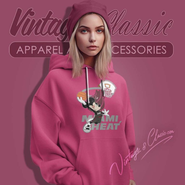 Mickey Mouse Basketball Miami Heat Hoodie Mickey Mouse Basketball Miami Heat Hoodie