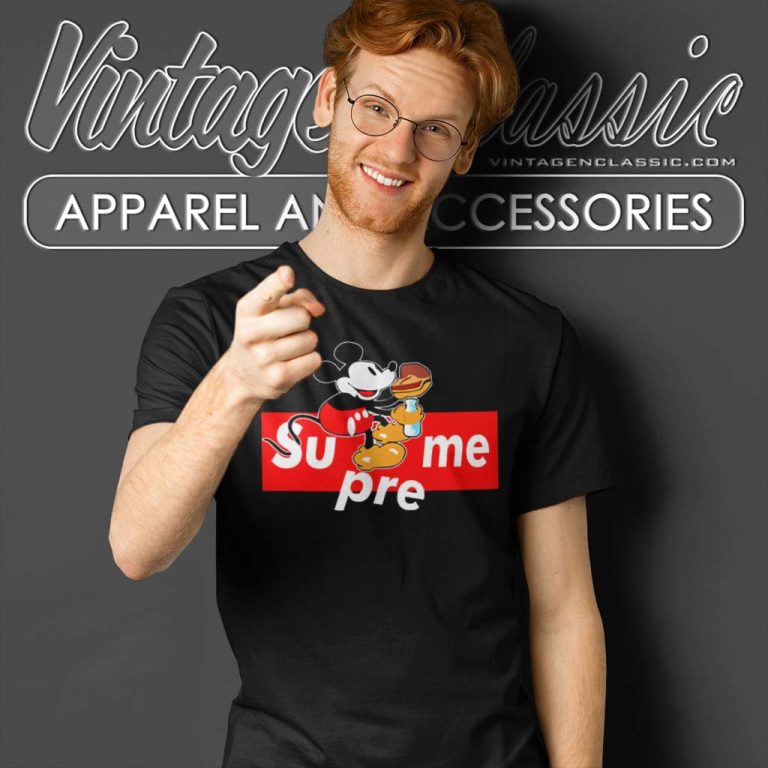 Mickey Mouse Box Logo Supreme T Shirt Mickey Mouse Box Logo Supreme T Shirt