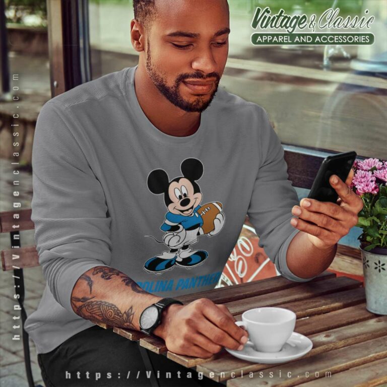 Mickey Mouse Carolina Panthers Sweatshirt Mickey Mouse Carolina Panthers Sweatshirt