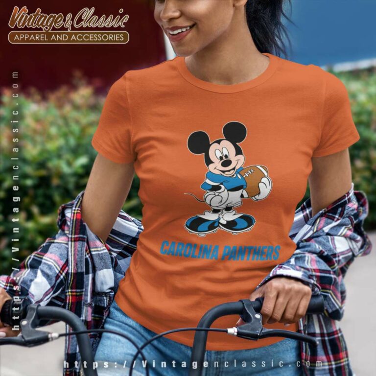 Mickey Mouse Carolina Panthers Women TShirt Mickey Mouse Carolina Panthers Women TShirt