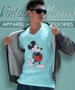 Mickey Mouse Cartoon V Neck TShirt