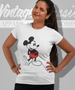Mickey Mouse Cartoon Women T Shirt