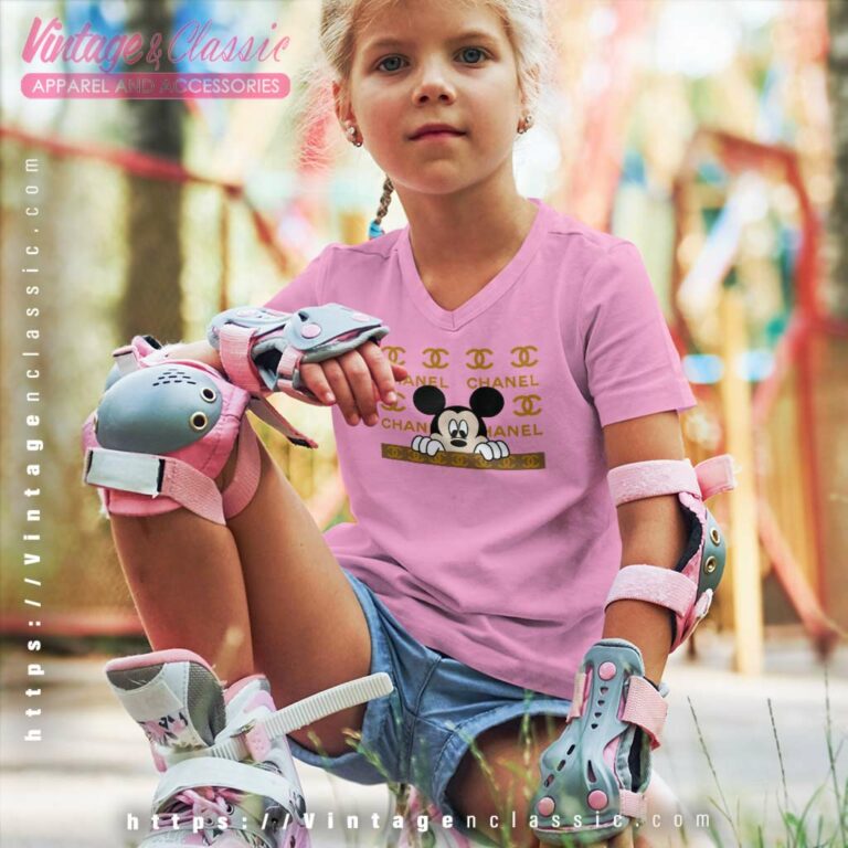 Mickey Mouse Chanel Logo Kids Sweatshirt Mickey Mouse Chanel Logo Kids Sweatshirt