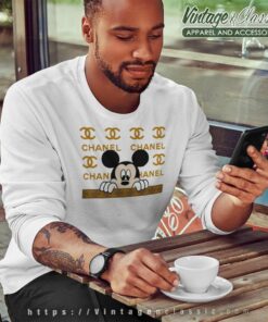 Mickey Mouse Chanel Logo Sweatshirt