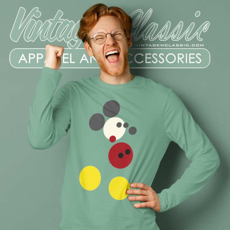 Mickey Mouse Damien Hirst Long Sleeve Tee Mickey Mouse Damien Hirst Long Sleeve Tee