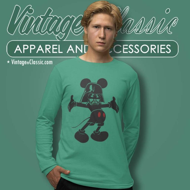 Mickey Mouse Darth Vader Long Sleeve Tee Mickey Mouse Darth Vader Long Sleeve Tee