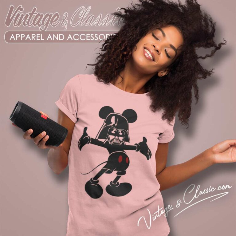 Mickey Mouse Darth Vader Women TShirt Mickey Mouse Darth Vader Women TShirt