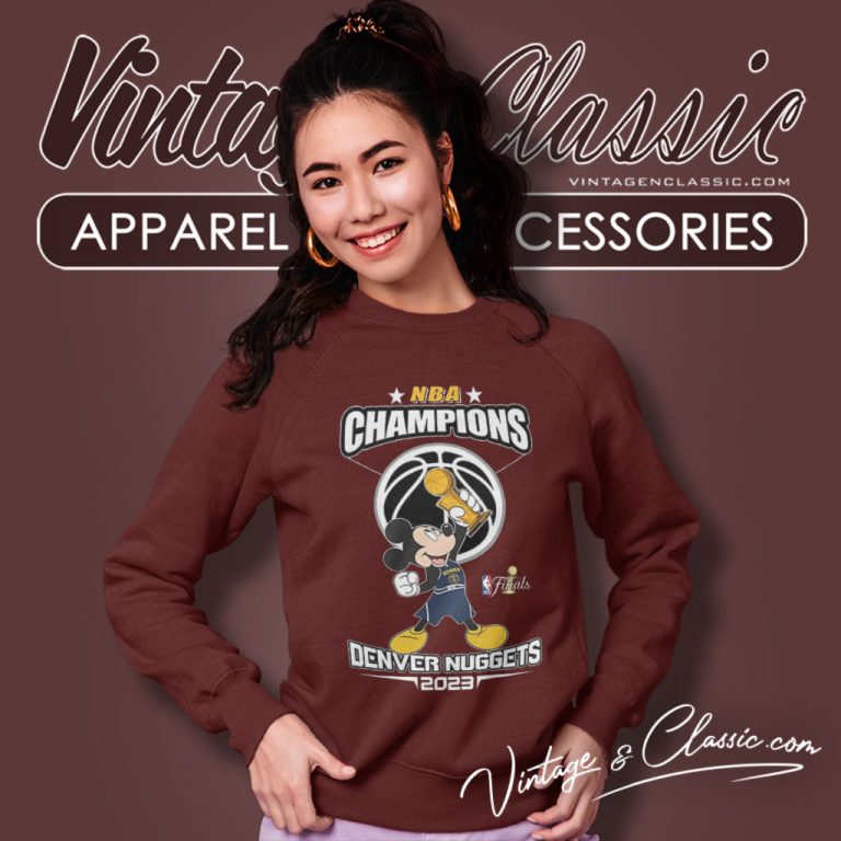 Mickey Mouse Denver Nuggets Nba Champions 2023 Sweatshirt Mickey Mouse Denver Nuggets Nba Champions 2023 Sweatshirt