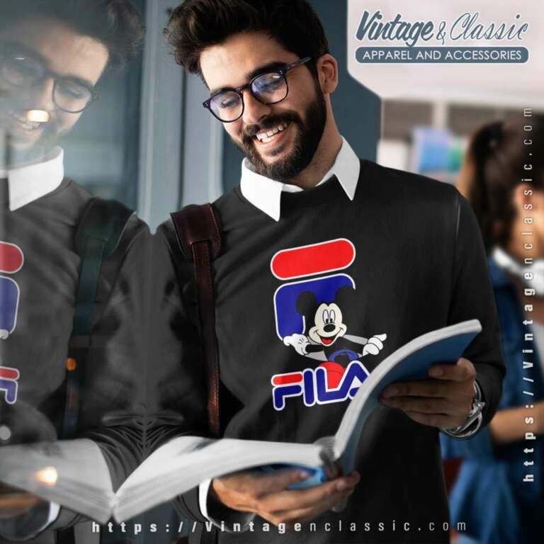 Mickey Mouse Fila Sweatshirt Mickey Mouse Fila Sweatshirt