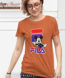 Mickey Mouse Fila Women TShirt
