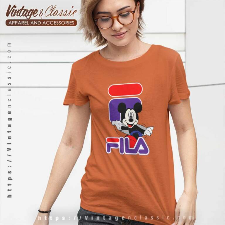 Mickey Mouse Fila Women TShirt Mickey Mouse Fila Women TShirt