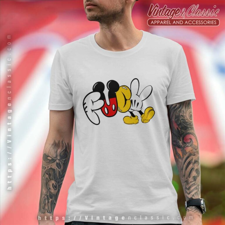 Mickey Mouse Fuck Logo Shirt T Shirt Mickey Mouse Fuck Logo Shirt T Shirt