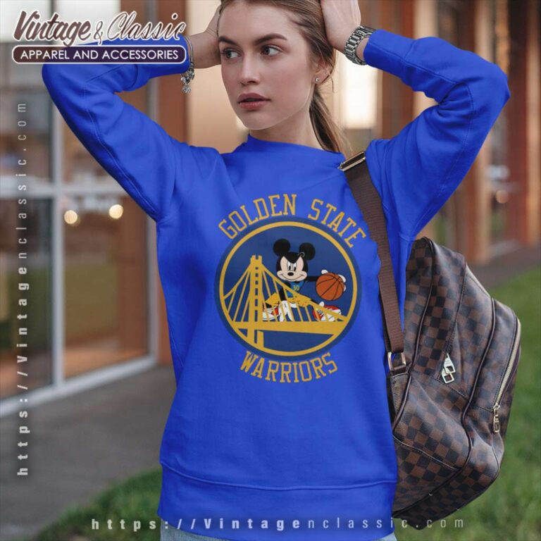 Mickey Mouse Golden State Warriors Sweatshirt Mickey Mouse Golden State Warriors Sweatshirt