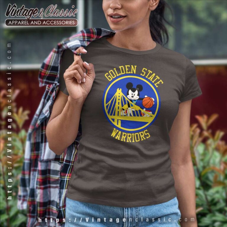 Mickey Mouse Golden State Warriors Women TShirt Mickey Mouse Golden State Warriors Women TShirt