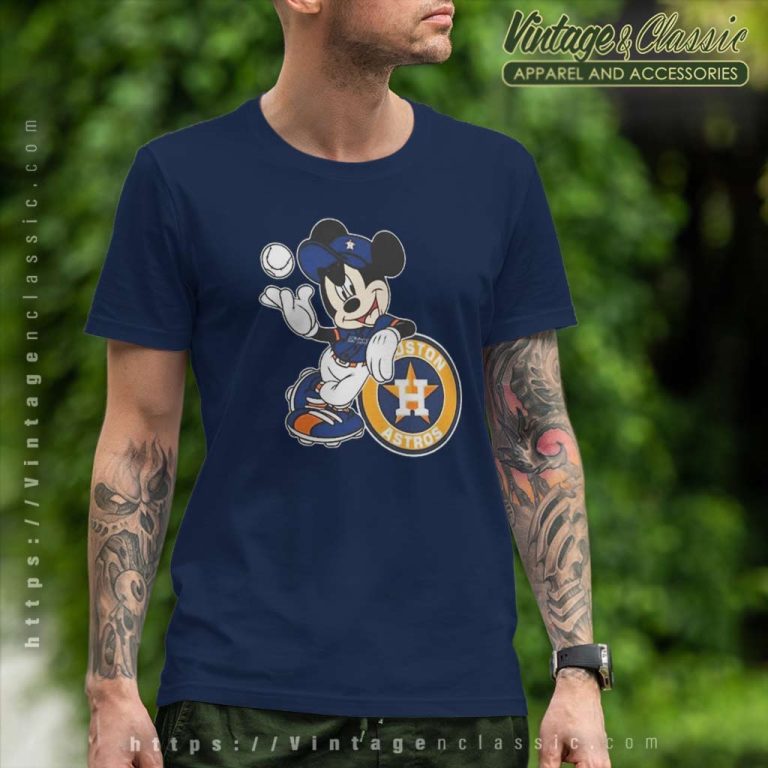 Mickey Mouse Houston Astros Baseball T Shirt Mickey Mouse Houston Astros Baseball T Shirt