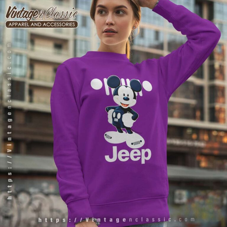 Jeep Mickey Mouse Disney Sweatshirt Jeep Mickey Mouse Disney Sweatshirt