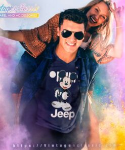 Jeep Mickey Mouse Disney V Neck TShirt