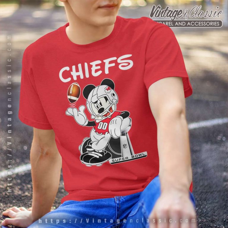 Mickey Mouse Kansas City Chiefs T Shirt Mickey Mouse Kansas City Chiefs T Shirt