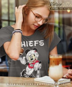 Mickey Mouse Kansas City Chiefs Women TShirt