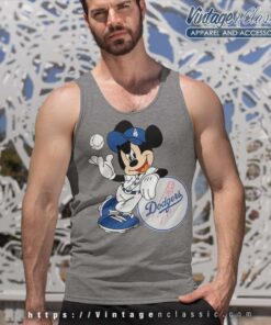 Mickey Mouse Los Angeles Dodgers Shirt 4 Mickey Mouse Los Angeles Dodgers Tank Top Racerback