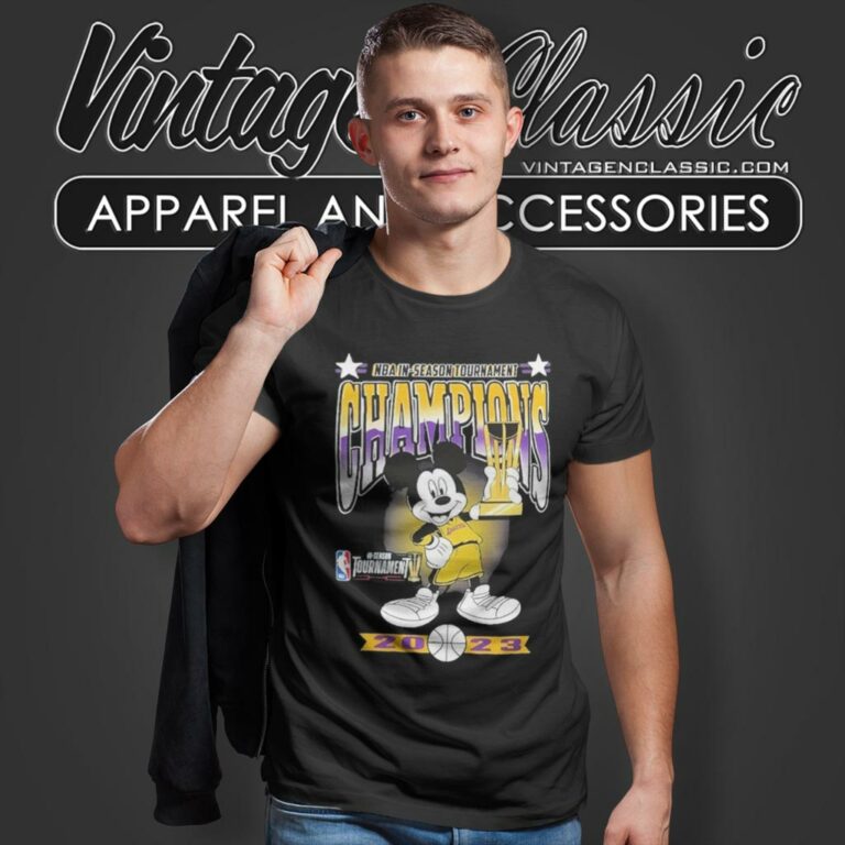 Mickey Mouse Los Angeles Lakers 2023 Nba In Season Tournament Champions T Shirt Mickey Mouse Los Angeles Lakers 2023 Nba In Season Tournament Champions T Shirt