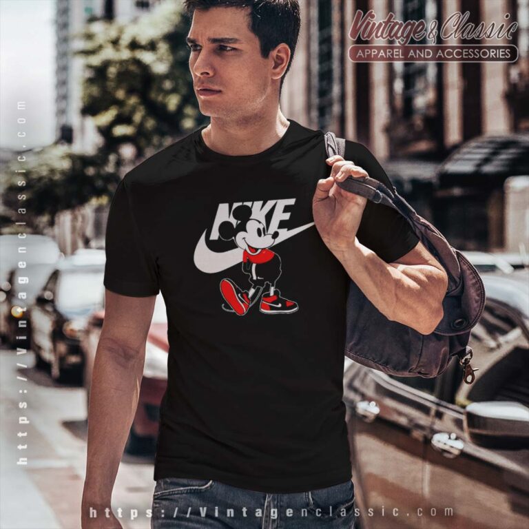 Mickey Mouse Nike Parody Tshirt Mickey Mouse Nike Parody Tshirt