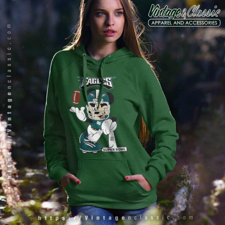 Mickey Mouse Philadelphia Eagles Supperbowll Hoodie Mickey Mouse Philadelphia Eagles Supperbowll Hoodie