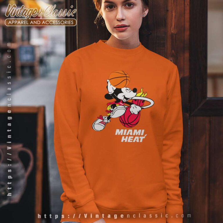 Mickey Mouse Phoenix Miami Heat Sweatshirt Mickey Mouse Phoenix Miami Heat Sweatshirt