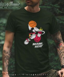 Mickey Mouse Phoenix Miami Heat T Shirt