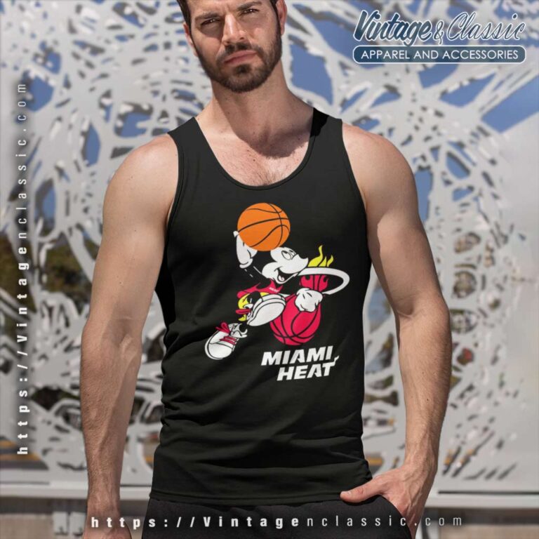 Mickey Mouse Phoenix Miami Heat Tank Top Racerback Mickey Mouse Phoenix Miami Heat Tank Top Racerback