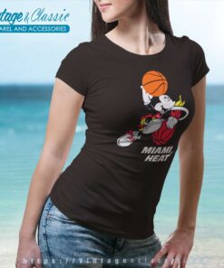 Mickey Mouse Phoenix Miami Heat Women TShirt