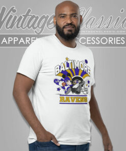 Mickey Mouse Player Baltimore Ravens T Shirt