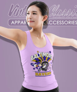 Mickey Mouse Player Baltimore Ravens Tank Top Racerback