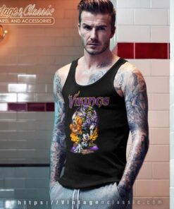 Mickey Vince Lombardi Pumpkin Halloween Trophy Minnesota Viking Tank Top Racerback