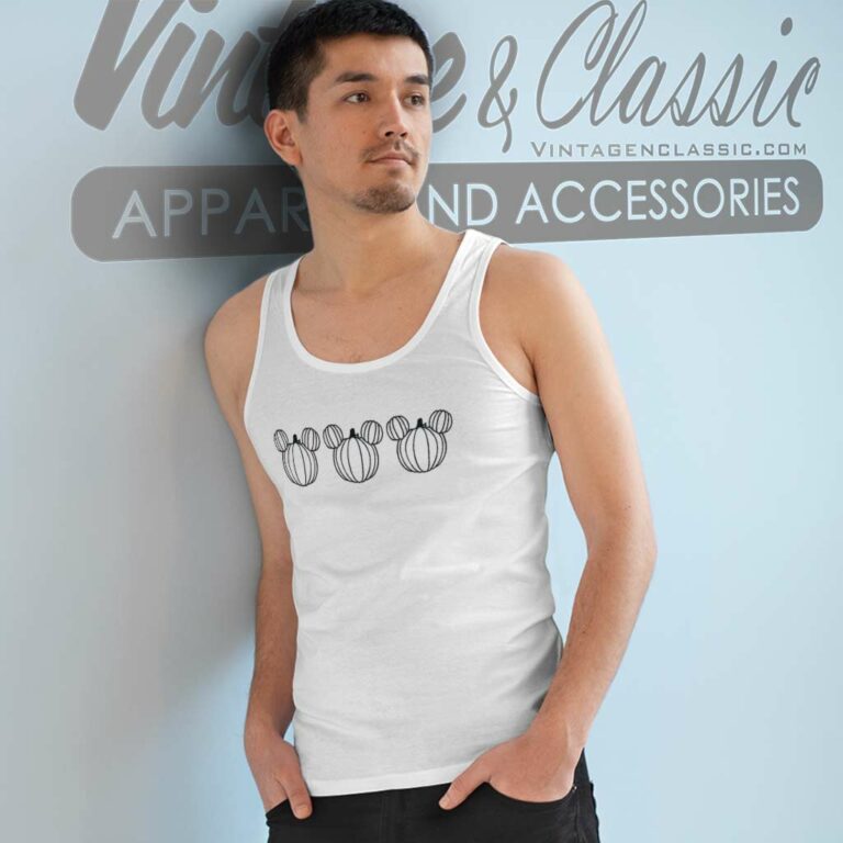 Mickey Mouse Pumpkins Halloween Tank Top Racerback Mickey Mouse Pumpkins Halloween Tank Top Racerback