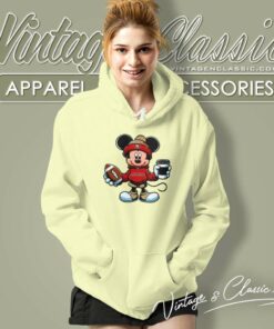 Mickey Mouse San Francisco 49ers Coffee Cup Hoodie