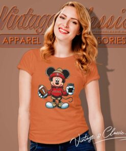 Mickey Mouse San Francisco 49ers Coffee Cup Women TShirt