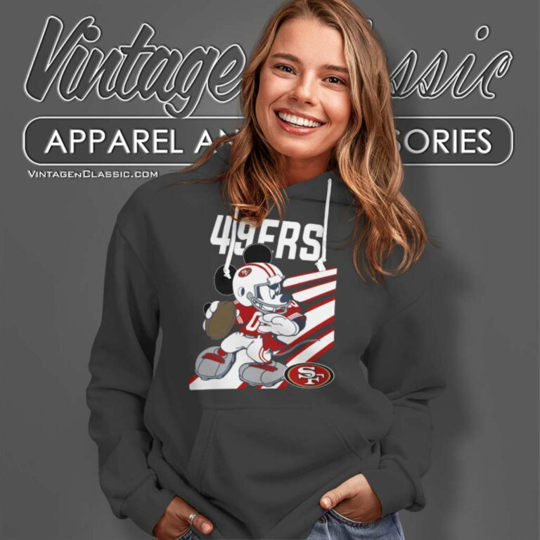 Mickey Mouse San Francisco 49ers Hoodie Mickey Mouse San Francisco 49ers Hoodie