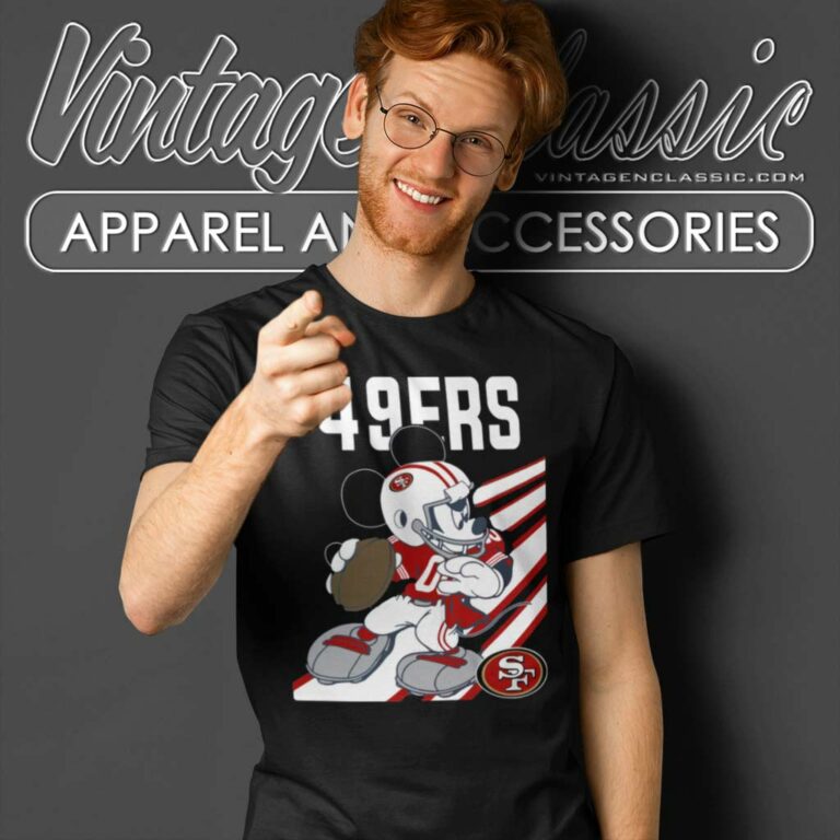 Mickey Mouse San Francisco 49ers T Shirt Mickey Mouse San Francisco 49ers T Shirt